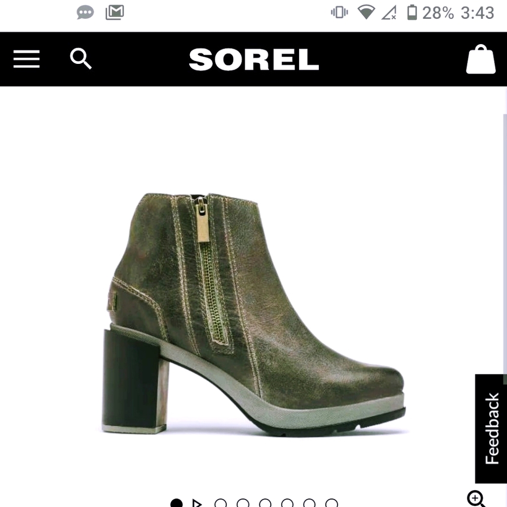9.5 SOREL Ankle Booties
